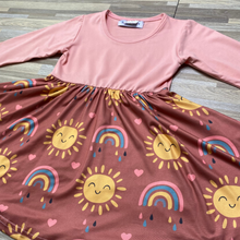 Load image into Gallery viewer, Mister Sun Twirly Dress-Dresses-Sparkledots-sparkledots

