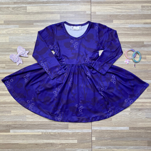Load image into Gallery viewer, Hidden Sharks (Chompin&#39; Bubbles) Twirly Dress-Dresses-Sparkledots-sparkledots
