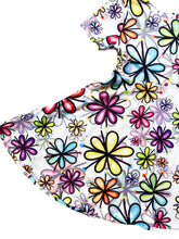 Load image into Gallery viewer, Hippy Dippy Flower Child Twirly Dress (SWS4221)-Dresses-Sparkledots-sparkledots
