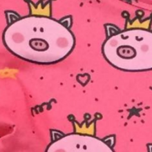 Load image into Gallery viewer, Hot Pink Piggy Princess Twirly Dress (SWS3010)-Dresses-Sparkledots-sparkledots
