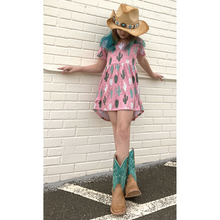 Load image into Gallery viewer, Dusty Rose Cactus Tunic (SWS1043)-Dresses-Sparkledots-sparkledots
