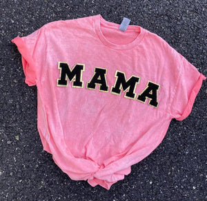 MAMA Patch Coral Tee