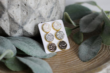Load image into Gallery viewer, Simplicity / Gold Triple Earring Set
