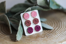 Load image into Gallery viewer, Triple Earring Set - Mauve Rush
