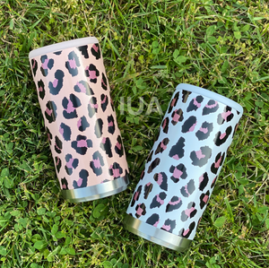 Leopard Skinny Can Holders