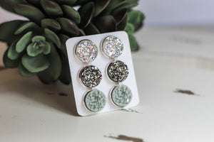 Triple Earring Set - Dusty Mint Treasures