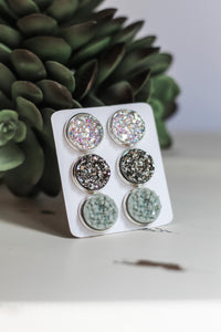 Triple Earring Set - Dusty Mint Treasures